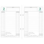 Exacompta recharge classeur caisse perptuel 1 jour par page - 16 x 24 cm
