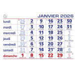 Exacompta recharge de feuillets mensuels 10, 8 x 6, 4 cm pour chevalet cartonn� 13, 5 x 10, 5 cm 2026 ...