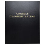 Exacompta reliure registre 32x26cm 4 anneaux avec recharge 100 feuillets - conseils d'administration ...