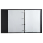 Exacompta reliure registre 32x26cm 4 anneaux avec recharge assembles gnrales - noir