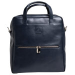 Exacompta sac � dos ordinateur exactive cuir - bleu marine