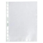 Exacompta sachet de 50 pochettes perfor�es pp recycl� forever 6 / 100e - a5 - translucide