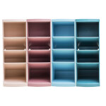 Exacompta set de 4 tours de stockage skandi de 4 compartiments - couleurs assorties Exacompta set de 4 tours de stockage skandi de 4 compartiments - couleurs assorties