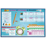 Exacompta sous - main rigide pvc maths - 37, 5x57, 5 cm - visuel