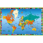 Exacompta sous - main rigide pvc monde - 37, 5x57, 5 cm - visuel Exacompta sous - main rigide pvc monde - 37, 5x57, 5 cm - visuel