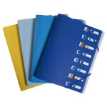 Exacompta trieur à élastiques beeblue en polypro recyclé - 8 divisions - assortis Exacompta trieur à élastiques beeblue en polypro recyclé - 8 divisions - assortis