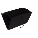 Exacompta trieur extensible officebyme  ruban a4 en carton - 18 compartiments - noir
