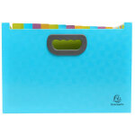 Exacompta trieur maxi 24 compartiments pp recycl� e pop'n co - cyan