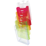 Exacompta trieur mural modulable vertical 6 compartiments a4 - arlequin