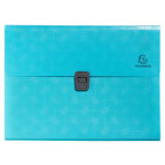 Exacompta trieur valisette 13 compartiments pp recycl� pop'n co - cyan