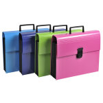Exacompta trieur valisette avec poigne 12 compartiments iderama - a4 - couleurs assorties