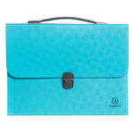 Exacompta trieur valisette avec poign�e 24 compartiments pop'n co - cyan