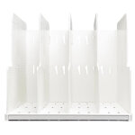 Exacompta trieur vertical modulotop 5 intercalaires autentik - blanc