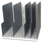 Exacompta trieur vertical modulotop 5 intercalaires - gris lumire