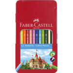 Faber - castell crayons de couleurs castle, étui métal de 48 Faber - castell crayons de couleurs castle, étui métal de 48
