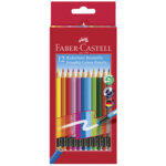 Faber - castell crayon de couleur gommable, tui carton de 24