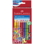 Faber - castell crayon de couleur jumbo grip, étui promo Faber - castell crayon de couleur jumbo grip, étui promo