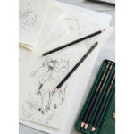 Faber - castell crayon graphite pitt graphite matt, étui de 6 Faber - castell crayon graphite pitt graphite matt, étui de 6