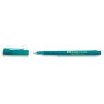 Faber castell feutre broadpen 1554 pointe large 0, 8 mm, corps transparent, turquoise indélébile Faber castell feutre broadpen 1554 pointe large 0, 8 mm, corps transparent, turquoise indélébile