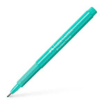 Faber castell feutre broadpen 1554 pointe large 0, 8 mm, corps transparent, turquoise pastel indélébile ... Faber castell feutre broadpen 1554 pointe large 0, 8 mm, corps transparent, turquoise pastel indélébile ...