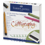 Faber - castell feutre pitt artist pen, bo�te studio de 12