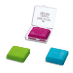 Faber castell gomme mie de pain pour le gommage du fusain et craie, assortis : turquoise, vert pomme, ... Faber castell gomme mie de pain pour le gommage du fusain et craie, assortis : turquoise, vert pomme, ...