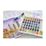 Faber - castell peinture aquarelle en godets, tui de 24