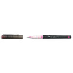 Faber castell roller  encre liquide free ink broad. coloris rose. pointe large 1, 5mm