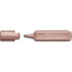 Faber castell surligneur textliner 46 métallique. coloris rose perle. pointe biseautée Faber castell surligneur textliner 46 métallique. coloris rose perle. pointe biseautée