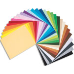 Fabriano lot de 25 feuilles de papier  dessin de couleur 185g, dimensions 50 x 65 cm, coloris rouge