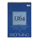 Fabriano bloc 1264 aquarelle. 30 feuilles a3. papier blanc naturel satin 300g. spirale sur la largeur ...