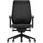 Fauteuil de bureau ergonomique joyce tissu et maille noir hauteur réglable - accoudoirs dossier roulettes ... Fauteuil de bureau ergonomique joyce tissu et maille noir hauteur réglable - accoudoirs dossier roulettes ...