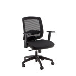 Fauteuil de bureau ergonomique malice 3 assise tissu et dossier maille - hauteur r�glable - accoudoirs ...