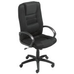Fauteuil direction capital confort tissu noir hauteur réglable - accoudoirs dossier roulettes Fauteuil direction capital confort tissu noir hauteur réglable - accoudoirs dossier roulettes