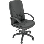 Fauteuil de direction nino - simili cuir noir - hauteur réglable - accoudoirs Fauteuil de direction nino - simili cuir noir - hauteur réglable - accoudoirs