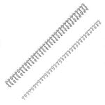 Fellowes baguettes de reliure anneaux métal - 10 mm - blanc - boîte de 100 Fellowes baguettes de reliure anneaux métal - 10 mm - blanc - boîte de 100