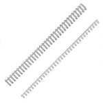 Fellowes baguettes de reliure anneaux métal - 6 mm - blanc - boîte de 100 Fellowes baguettes de reliure anneaux métal - 6 mm - blanc - boîte de 100