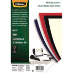 Fellowes couvertures de reliure a4 carton grain cuir 250g - ivoire - bote de 100