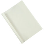 Fellowes couvertures pour reliure thermique - 12 mm - blanc - lot de 100