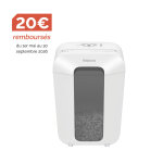 Fellowes destructeur de documents powershred lx70 coupe crois�e din p4 - 11 feuilles - corbeille 18l ...