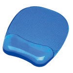 Fellowes gel crystal tapis de souris ergonomique avec repose - poignet intgr - bleu