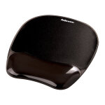 Fellowes gel crystal tapis de souris ergonomique avec repose - poignet int�gr� - noir