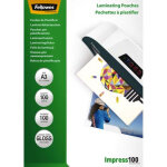 Fellowes pack de 100 pochettes a3 100 microns 5351205