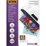 Fellowes pack de 100 pochettes a4 dos adhsif 80 microns 5302202