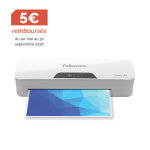 Fellowes pixel a4 plastifieuse thermique 125 microns - blanc