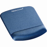 Fellowes plushtouch tapis de souris ergonomique avec repose - poignet intégré - bleu Fellowes plushtouch tapis de souris ergonomique avec repose - poignet intégré - bleu
