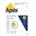 Fellowes pochettes de plastification apex light a3 (303 x 426 mm) - 80 microns - brillante - bo�te de ...