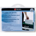 Feuille de lubrification pour destructeur de documents