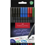 Feutre fin grip finepen, �tui en carton de 10