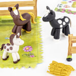 Fimo kids kit de modelage form & play 'pony', niveau 2